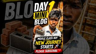 Day 1 mini blog!!  middle class boy new journey 31 | 05 | 2026 ??
