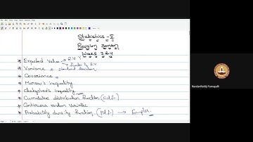 Revision session - Quiz 1