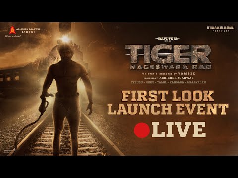 Tiger Nageswara Rao First Look Launch Event LIVE | Ravi Teja | Vamsee | Abhishek Agarwal Arts