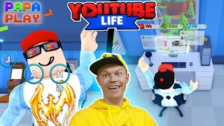 Стал БЛОГЕРОМ в YouTube Life!