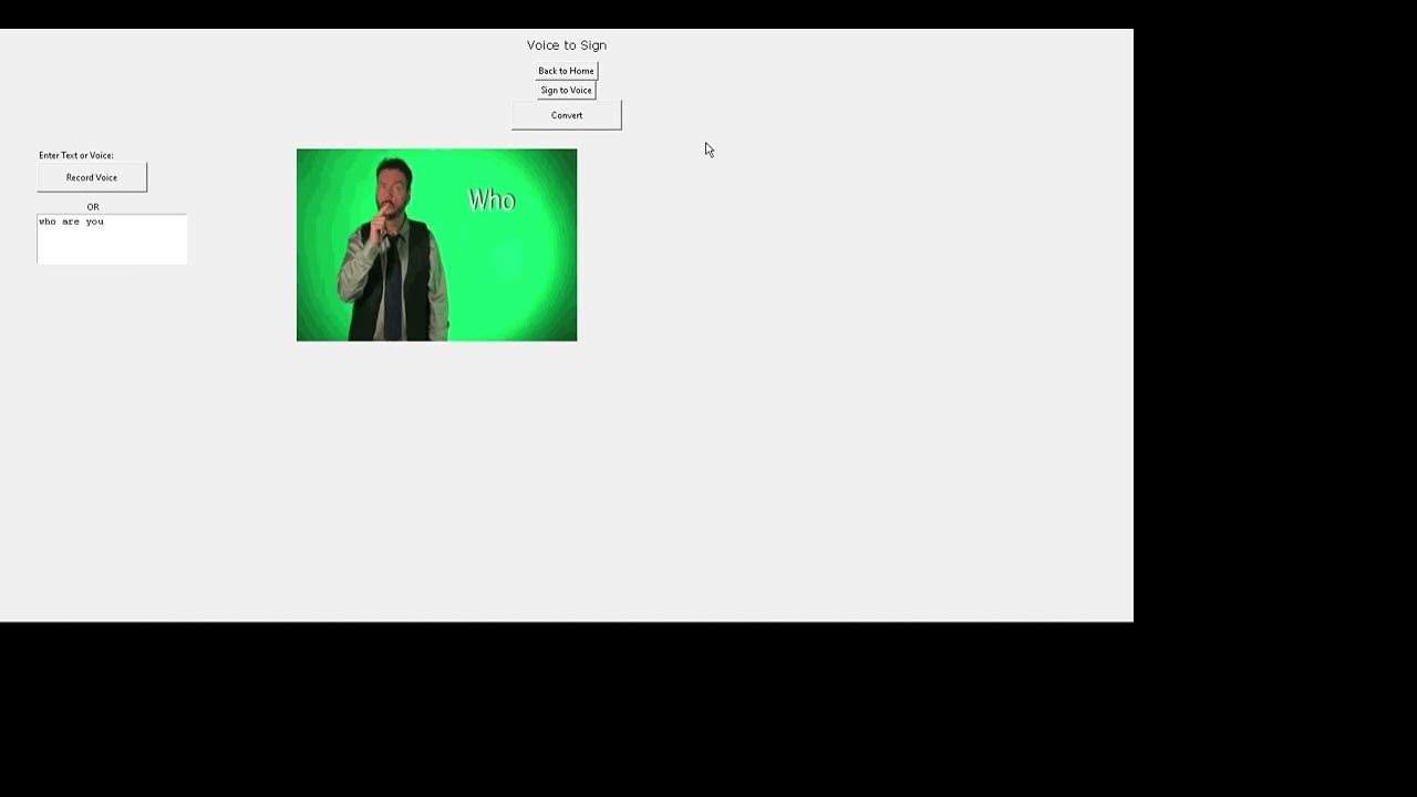 Two way sign language translator project demo youtube