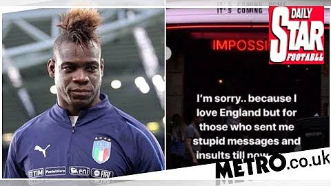 Mario Balotelli revels in England's misery with brutal message on Instagram