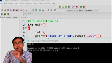 Tutorial 24 : Size Of Operators in C in Hindi | GATE | NET | PSU