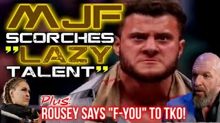 BAD NEWS For WWE HOF | MJF Goes SCORCH STATUS On Pro Wrestling | Ronda Goes For The TKO On WWE & UFC