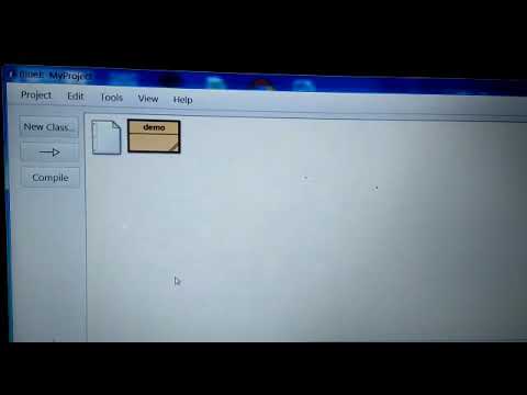 How to write your first program in java in BlueJ