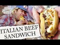 Italian beef sandwich  matty mathesons home style cookery ep 1