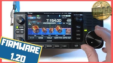 How to Setup New ICOM IC-705 Firmware and Features!