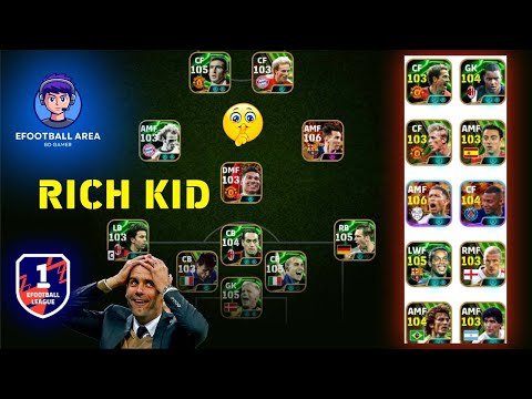 Another RICH KID in Efootball 🙀 || 3-3 Big Match vs eFootball Area || Efootball 2025