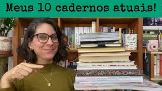 CADERNOS E AGENDAS QUE ME ACOMPANHARÃO EM 2025!!!