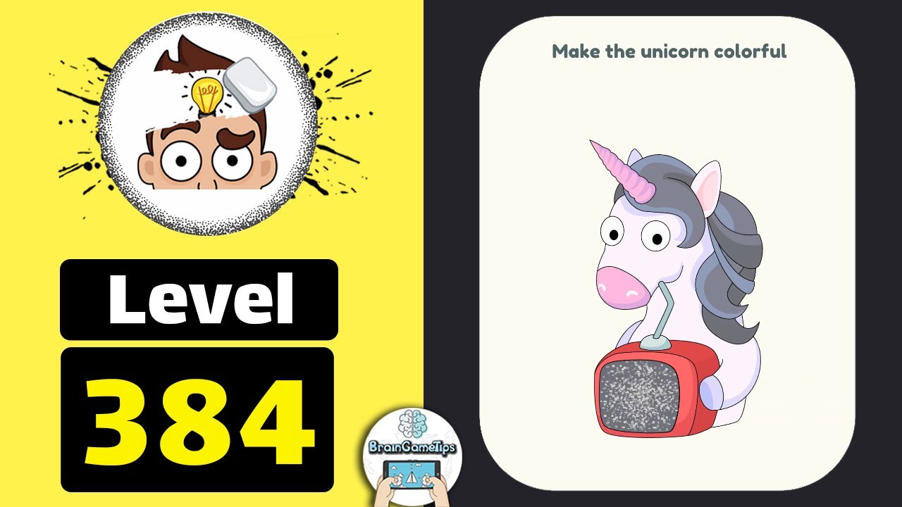 DOP 2: Delete One Part - Level 384 Make The Unicorn Colorful Answer