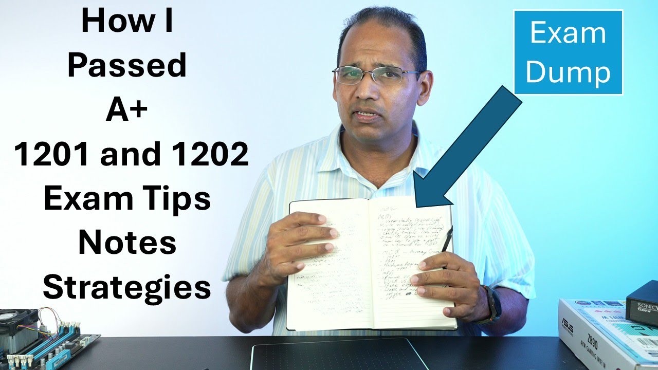 Как я сдал экзамены A+ 1201 и 1202: советы, заметки, стратегии