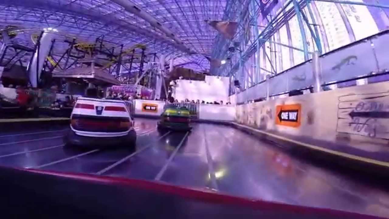 BUMPER CARS IN LAS VEGAS CIRCUS CIRCUS ADVENTUREDOME YouTube