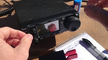 POTA Field Report: Putting my new-to-me Icom IC-703 Plus on the air