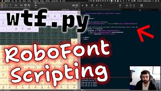 RoboFont scripting: using sym links and setting non-exporting glyphs