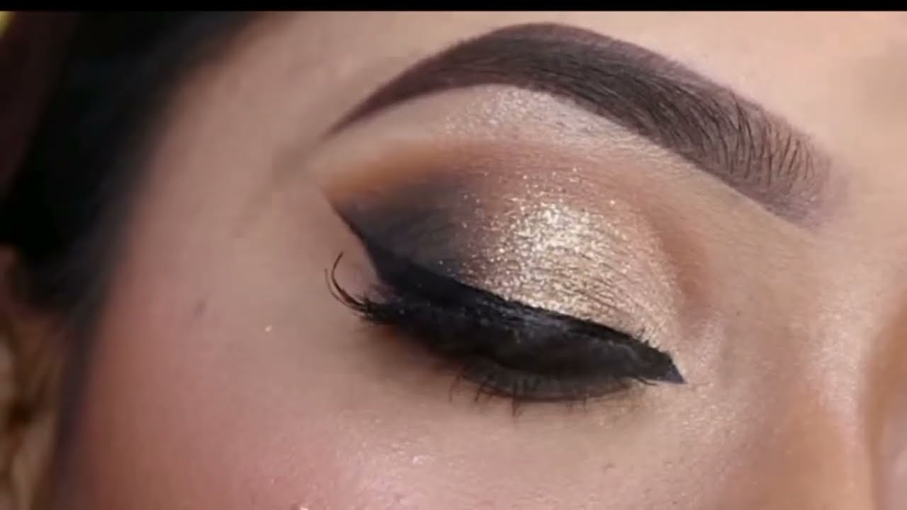 Smokey Glitter eye Makeup Tutorial step by step easy part {Faiza lifestyle } YouTube