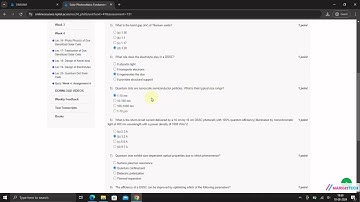 NPTEL Solar Photovoltaics: Fundamentals, Technology, and Applications Week4 Assignment 4 Solution