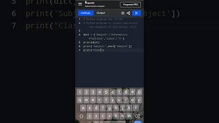 Python program to create and access the elements of dictionary #python #programming #coding