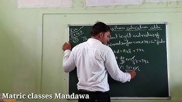 ||Q.8,9,10 ex:-16.3 10th class maths rbse solved jayveer sir surface area and volume rajasthan edu||