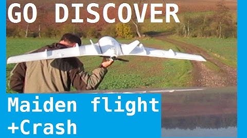 How to destroy HK Go Discover plane at take off, Maiden Erstflug Crash, Arduplane, FrSky Taranis
