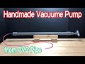エアコンの真空引きにも使える真空ポンプを作って、ちょっとした減圧の実験をしてみた Make a PVC air vacuum pump