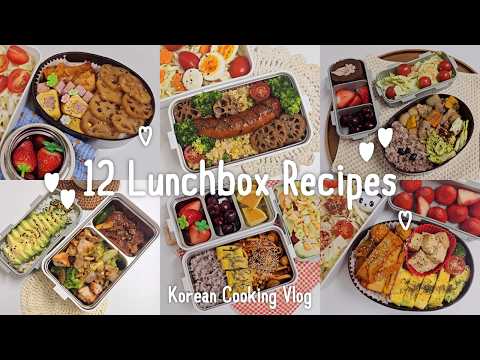 [Lunchbox Compilation] Korean Lunchboxes from Jan-Feb 2026 🍱💖 #lunchbox