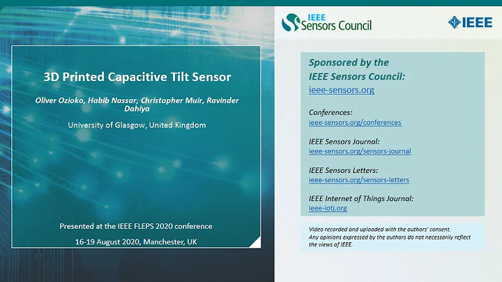 3D Printed Capacitive Tilt Sensor