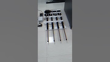 Synchronous control of four electric actuators B#Shorts #Linear Actuator #Technology #sunroof