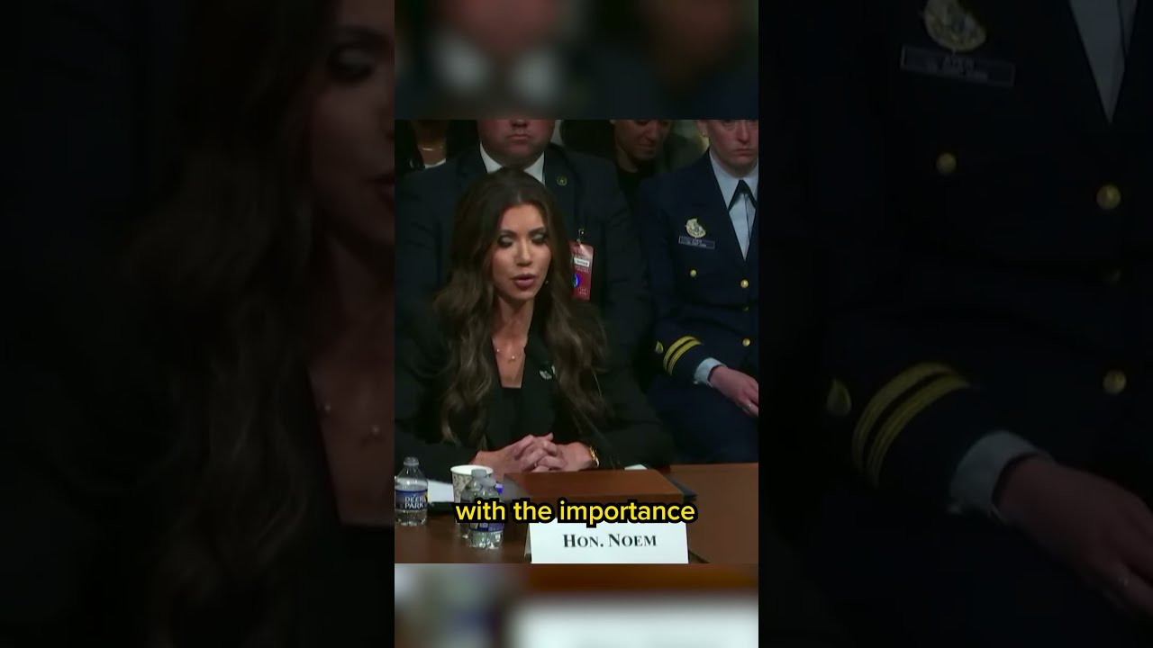 Dem Rep S Fiery Exchange With DHS Secretary Noem On Abrego