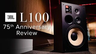 JBL L100 75th Anniversary Speaker Review - YouTube