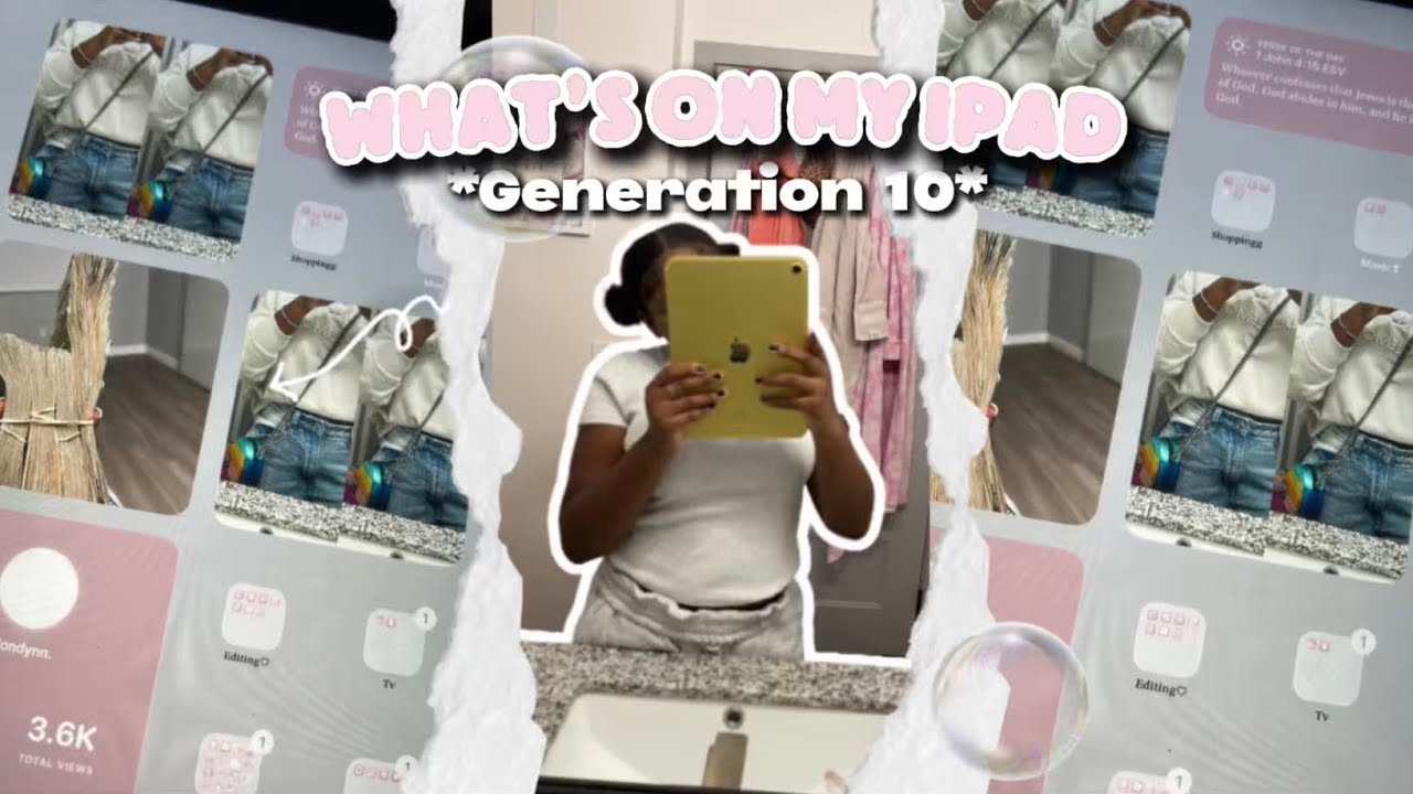 WHAT’S ON MY IPAD *10th Generation* 🫧