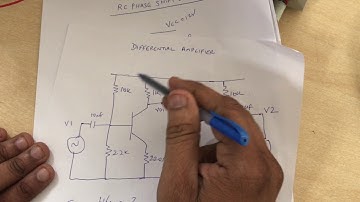 Differential Amplifier Using Bjt