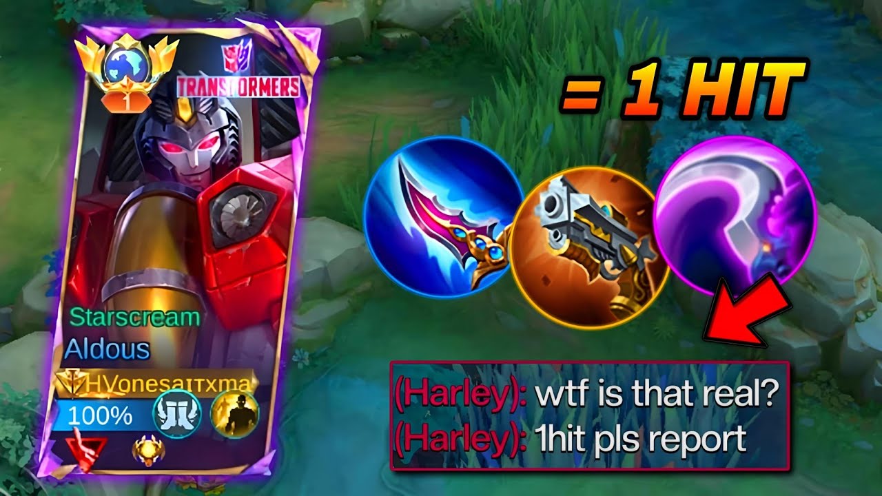 ALDOUS 1HIT FULL PENETRATION DAMAGE BUILD IN EXP LANE 2025!!! (SUPER 100% BROKEN🔥)