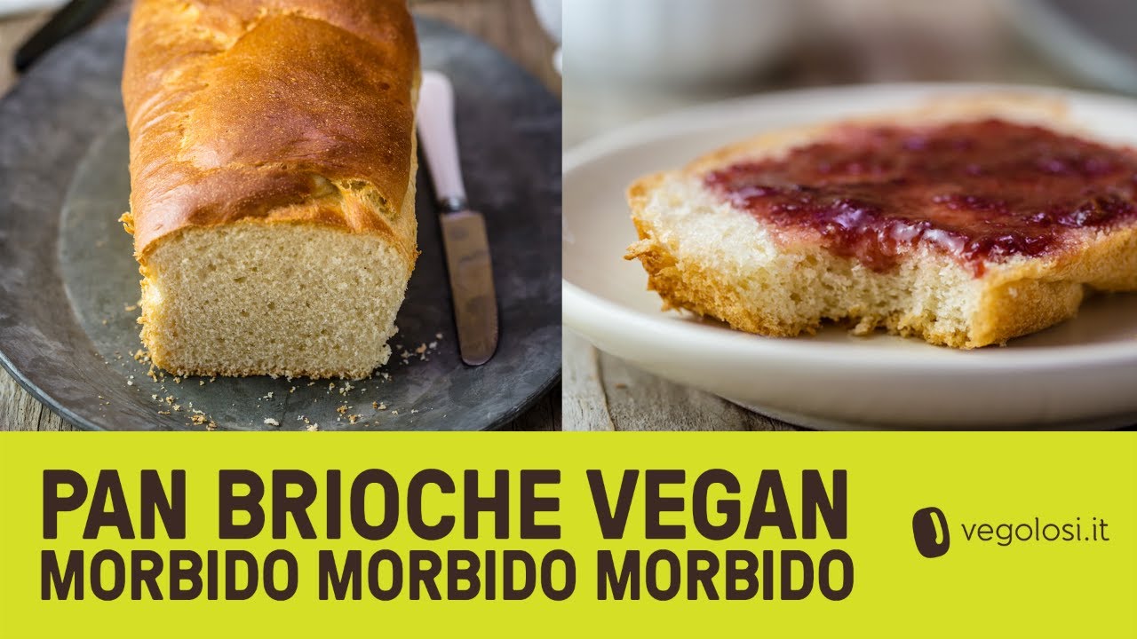 Pan brioche vegan morbido