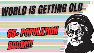 Global Population Age 65 Rising Fast Bar Chart Race 1950 2023