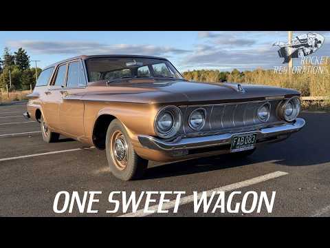 The First B-Body! This Restored 1962 Plymouth Savoy Slant Six Manual Wagon Could Be Yours!