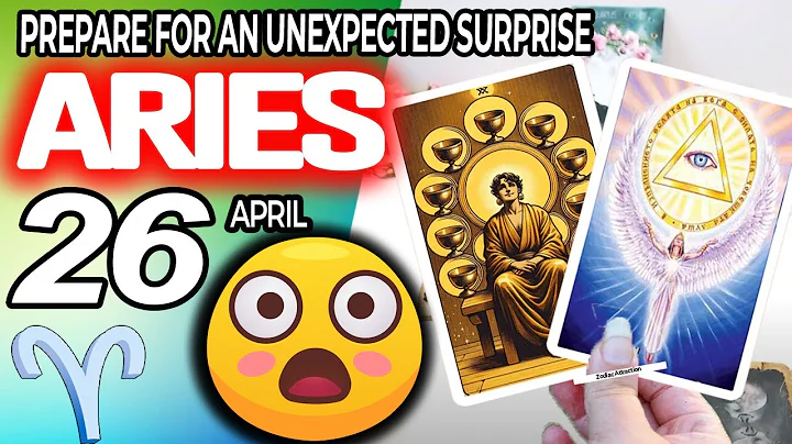 Aries ♈️ 😲PREPARE FOR AN UNEXPECTED SURPRISE❗🎁 horoscope for today APRIL 26 2024 ♈️ #aries tarot - DayDayNews