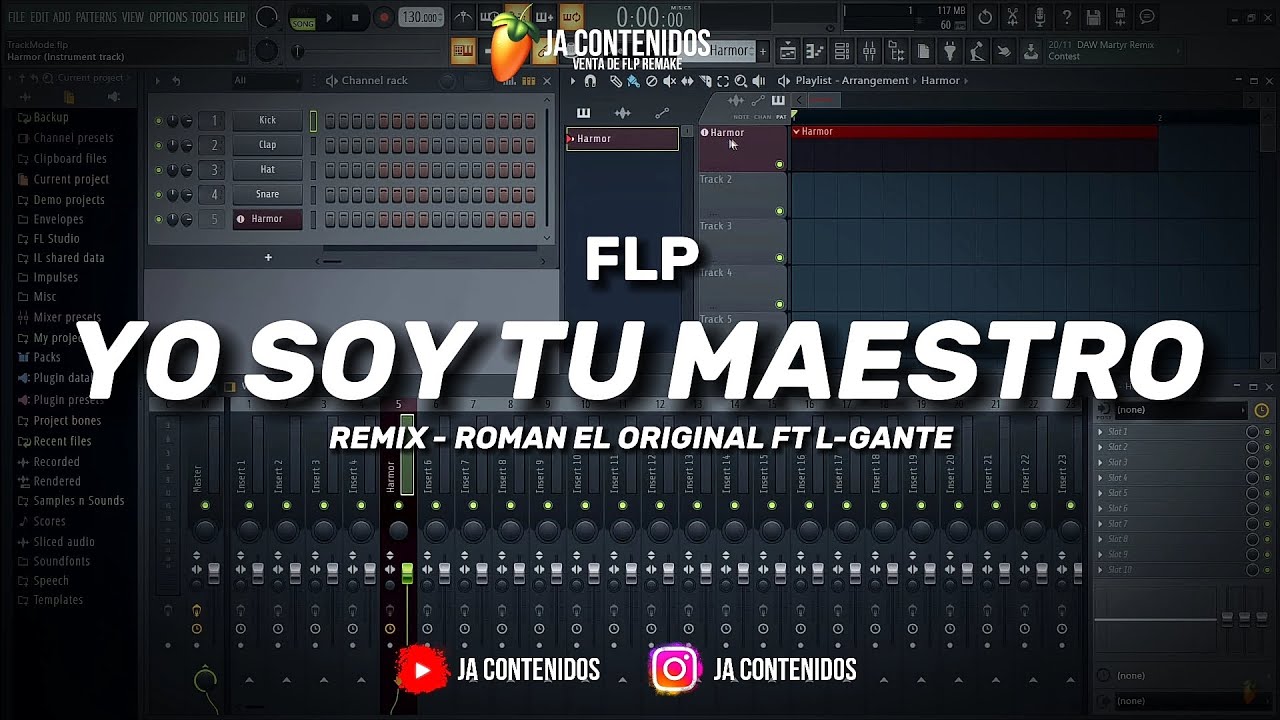 FLP YO SOY TU MAESTRO (REMIX) Roman el Original ft L-Gante - JA