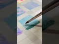 3色のアクリル絵の具で描く小さな風景
