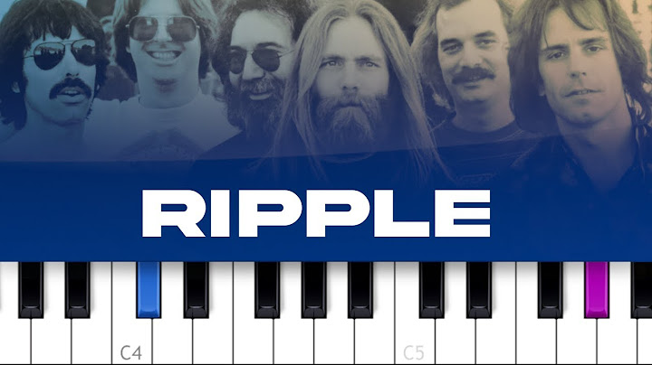 Ripple Piano version - Piano performance video thumbnail