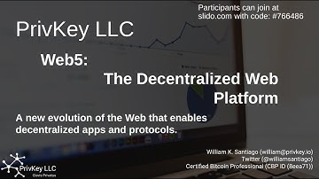 Web5 The Decentralized Web Platform