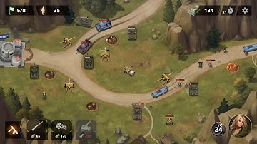 WWII Defense: RTS Army TD game Part 4 (Android ios)