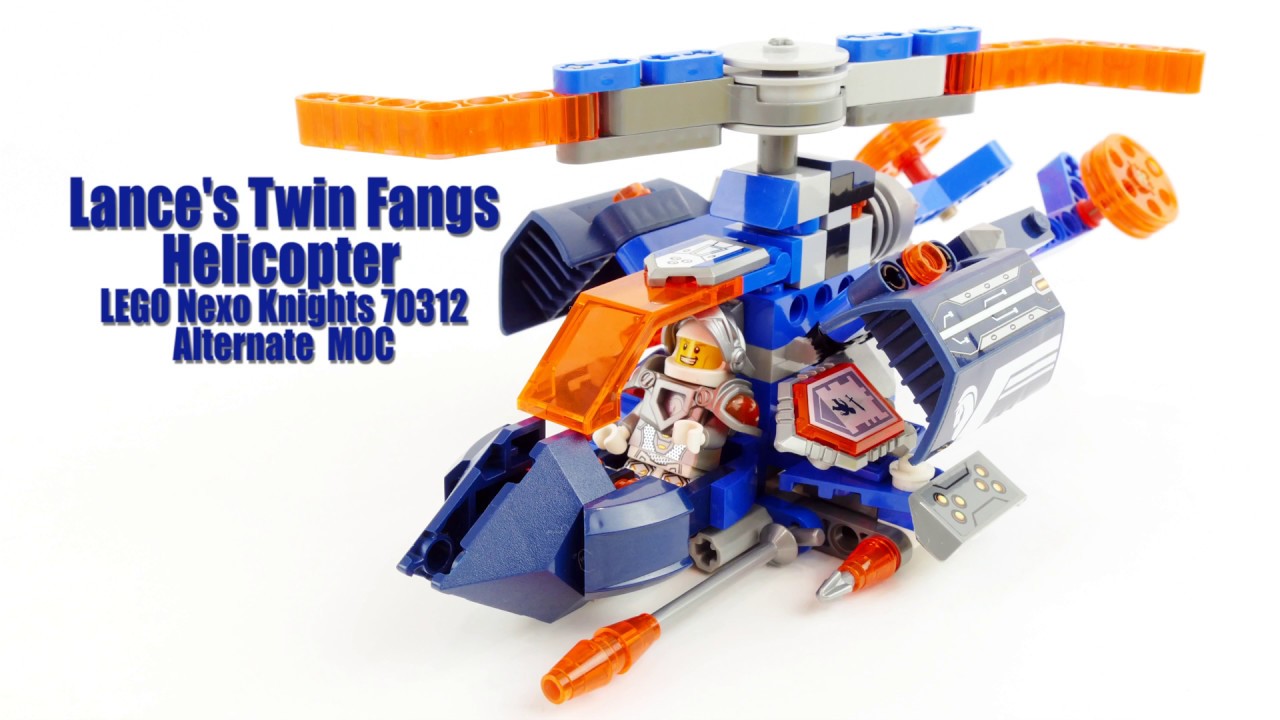 Lance's Twin Fangs Helicopter - LEGO Nexo Knights 70312 Alternate