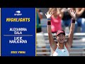 Alexandra Eala Vs Lucie Havlickova Highlights 2022 US Open Final 