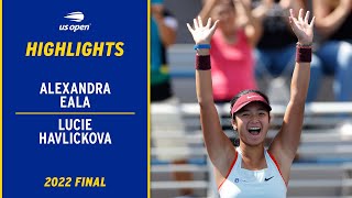 Alexandra Eala vs. Lucie Havlickova Highlights | 2022 US Open Final screenshot 5