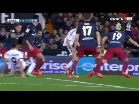 Valencia 1 3 Atl  Madrid   All Goals