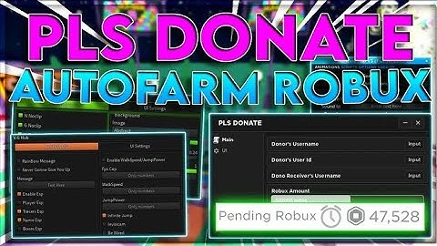 *New* Pls Donate Auto Farm Robux!  Script