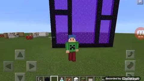 ✔Minecraft PE 0.14.0 How To Make A Giant Nether Portal