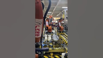 Our walking rails and fixtures are equipped with Kuka robots.