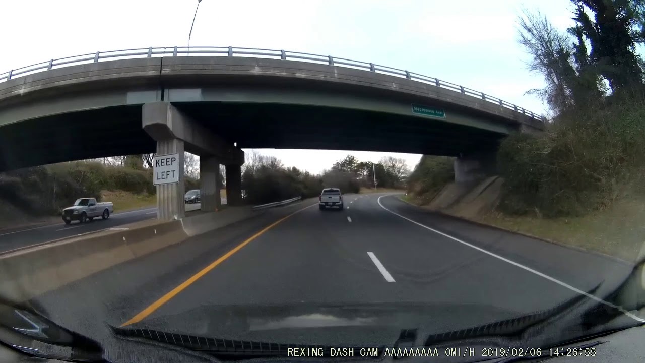 Richmond, VA: Overcast drive from Rte 60 to I-95 via rte 76 and 195 ...