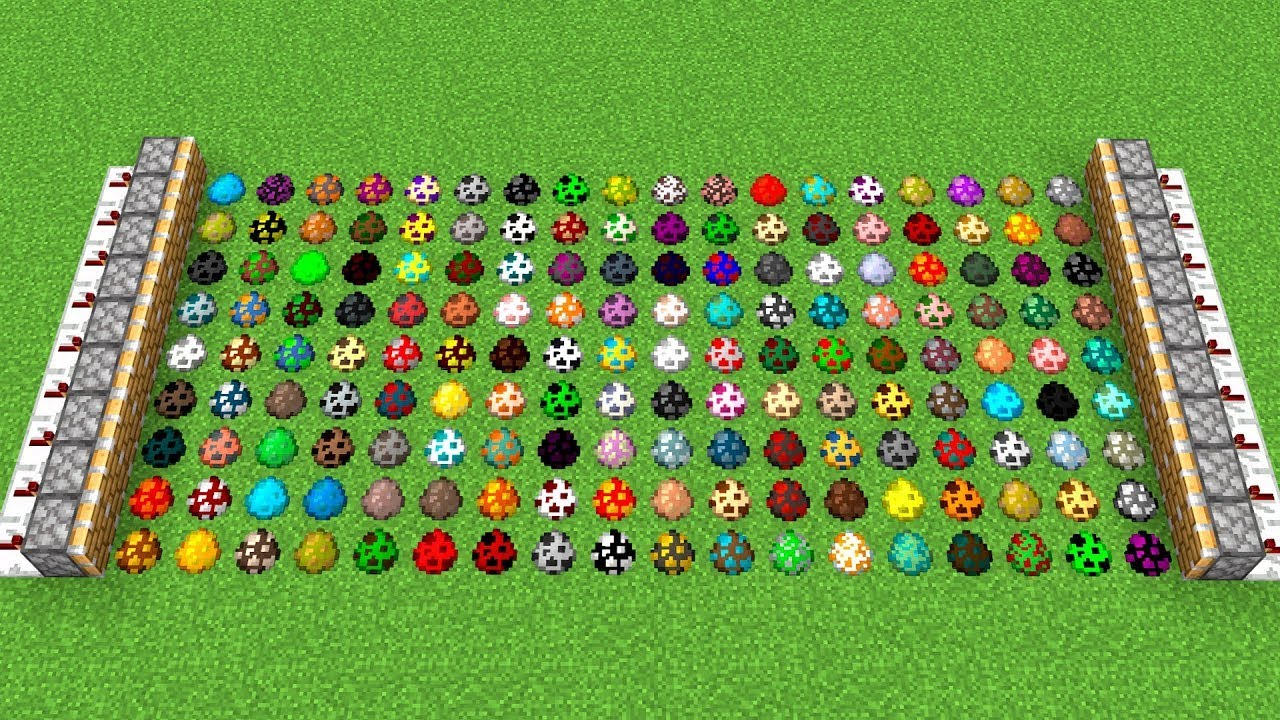 all minecraft eggs combined?